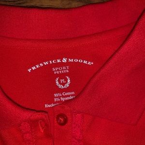 HOT!  Preswick & Moore Sport Petite Polo